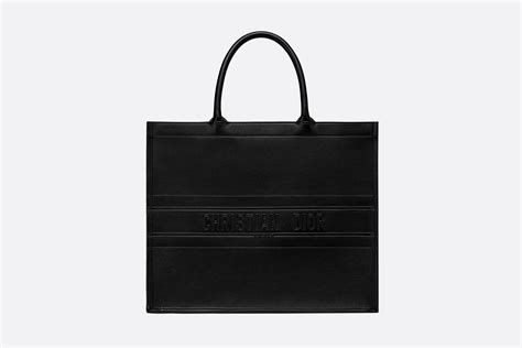 large dior book tote black|Large Dior Book Tote Black Dior Oblique Embossed Calfskin (42 .